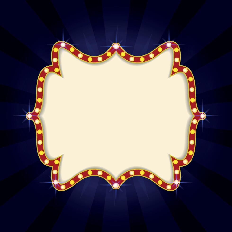 Cinema background with vintage blue color vector