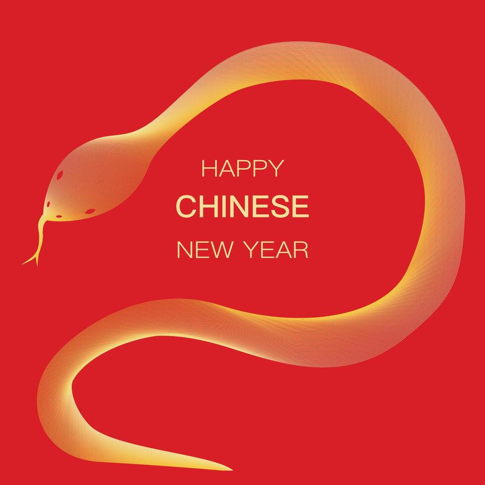 Happy Chinese new year 2025 background. Year of the snake design wallpaper. Modern luxury oriental illustration for cover, banner, website, envelope, social media post vector