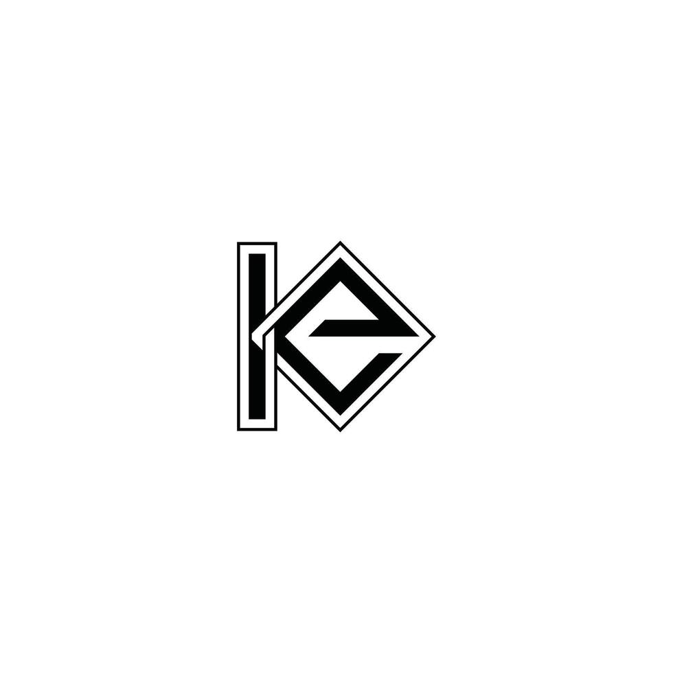Alphabet letters Initials Monogram logo EK KE E K vector