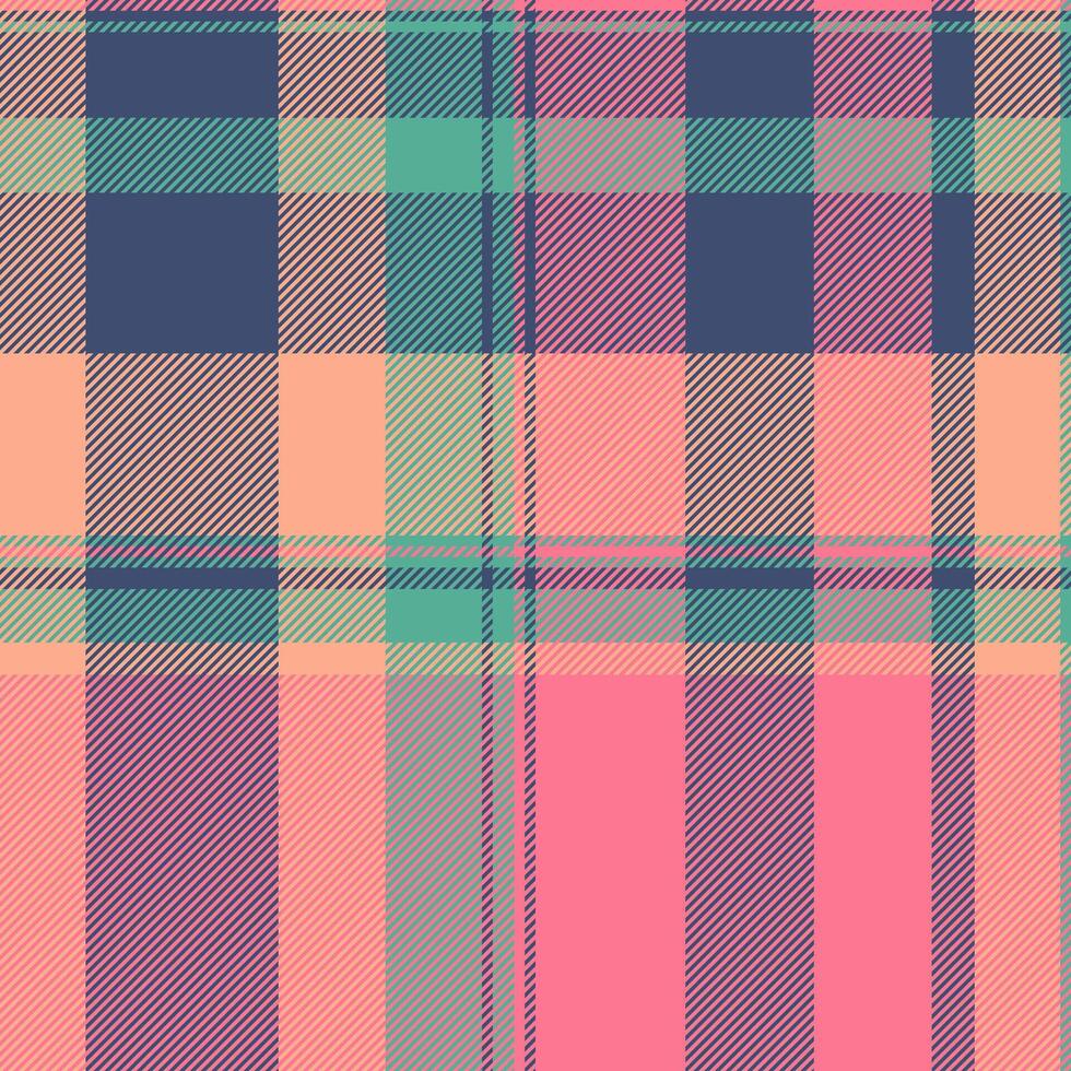 Home plaid fabric check, shape background textile . Summer texture seamless pattern tartan in red and blue colors. vector