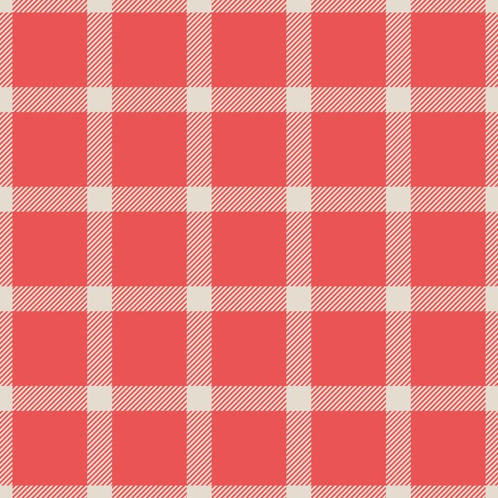 Classy check pattern background, image fabric seamless plaid. Messy texture textile tartan in light and red colors. vector