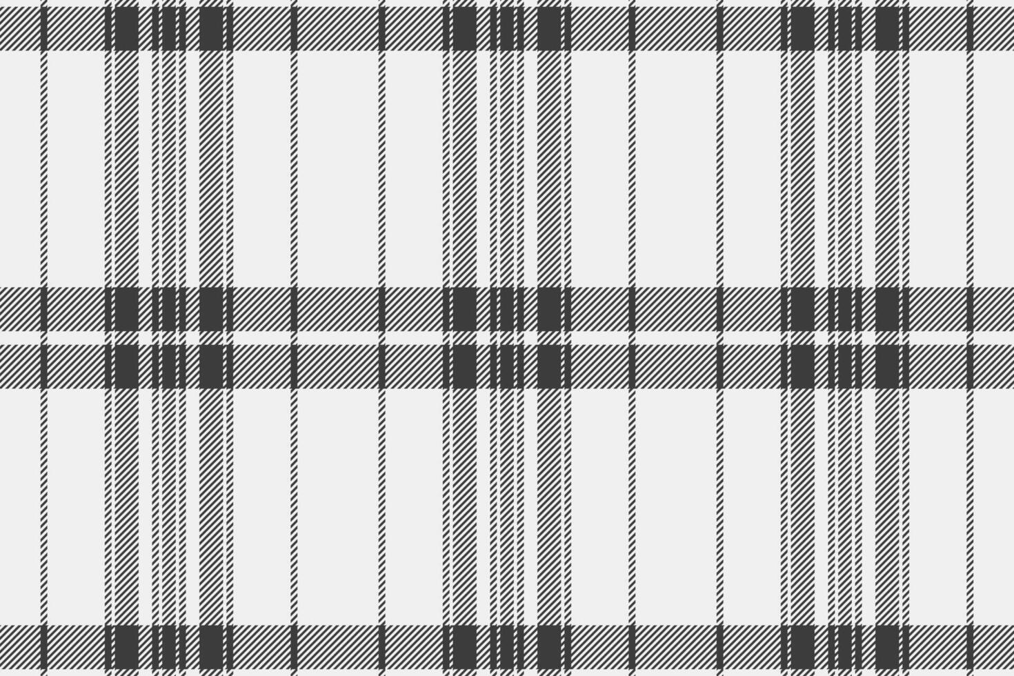 Geometric tartan pattern, printout background plaid texture. Christmas ornament check fabric seamless textile in white and grey colors. vector