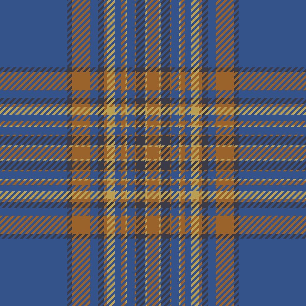 Plaid check pattern. Seamless fabric texture. Tartan textile print. vector