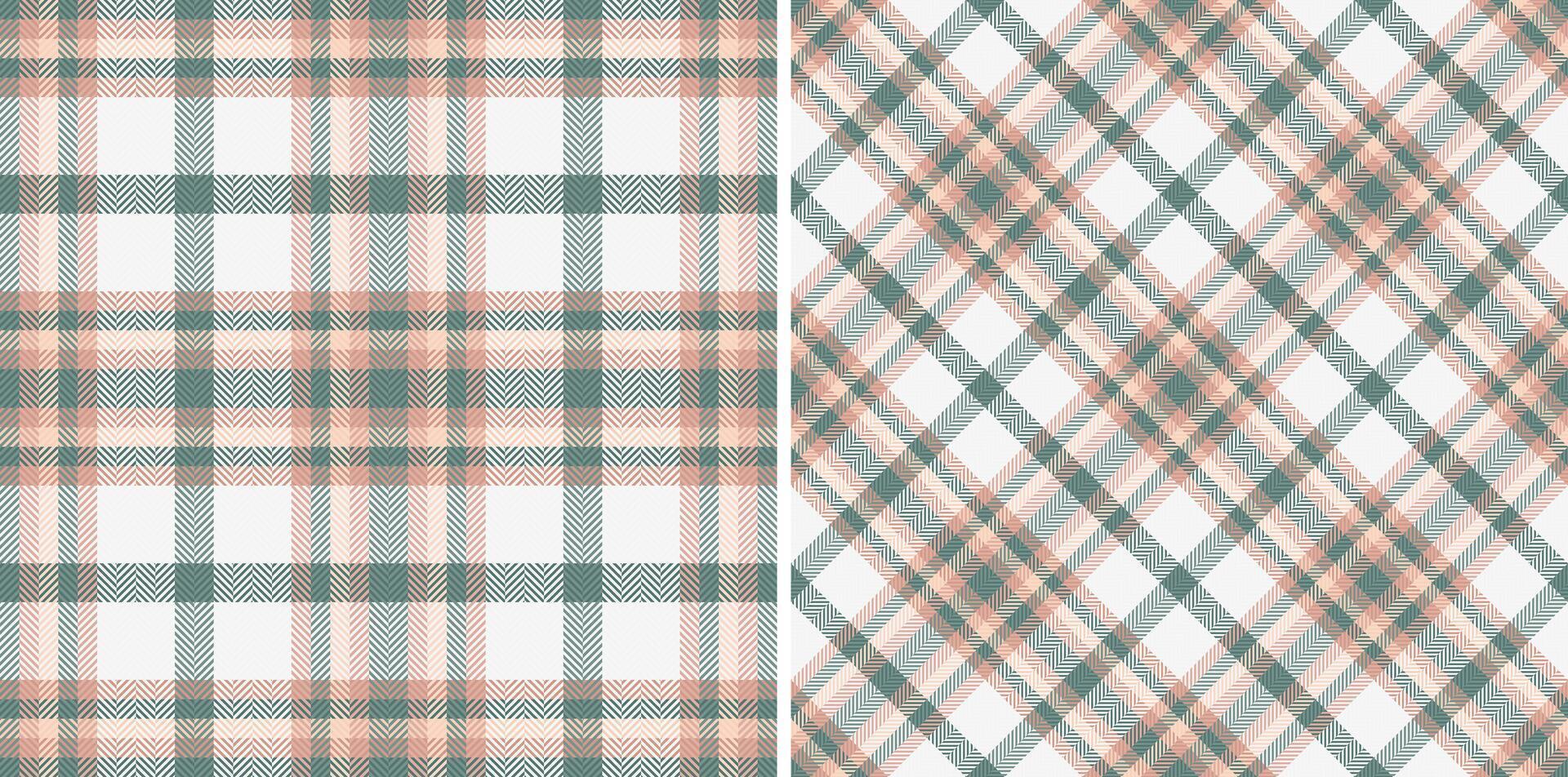 textile texture of check seamless fabric with a pattern tartan background plaid. Set in earth colors for colorful fashion choices in vibrant look. vector