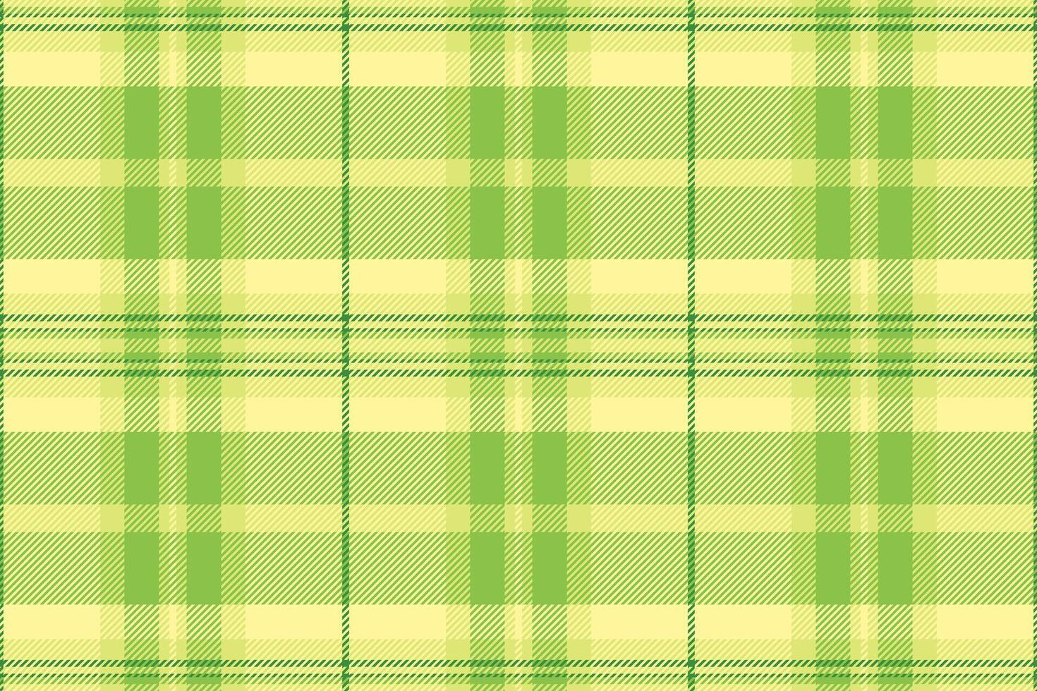 Trade texture pattern tartan, satin textile background fabric. Season check seamless plaid in green and yellow colors. vector