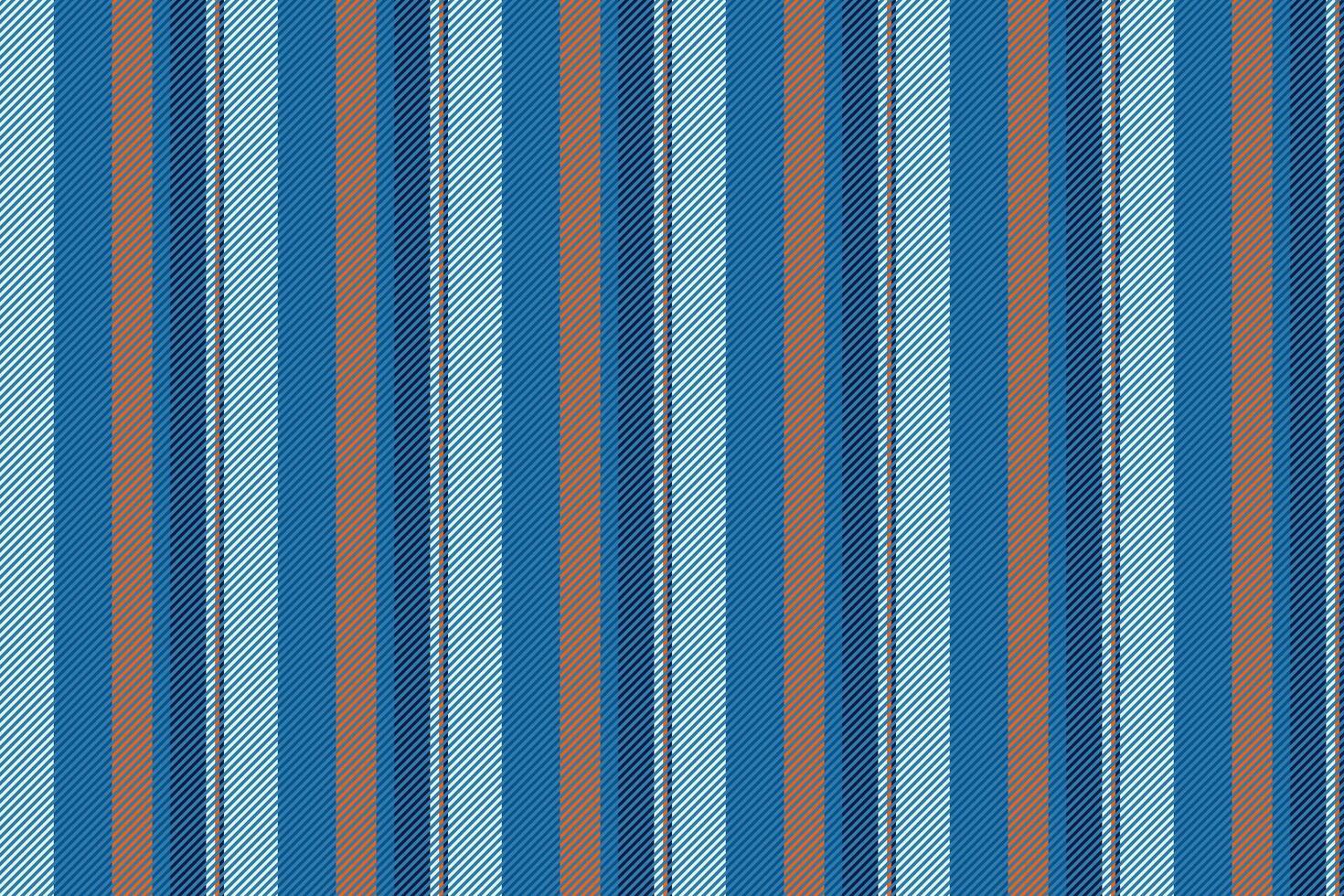 Feminine stripe pattern texture, crease textile vertical. Template lines background seamless fabric in cyan and light colors. vector