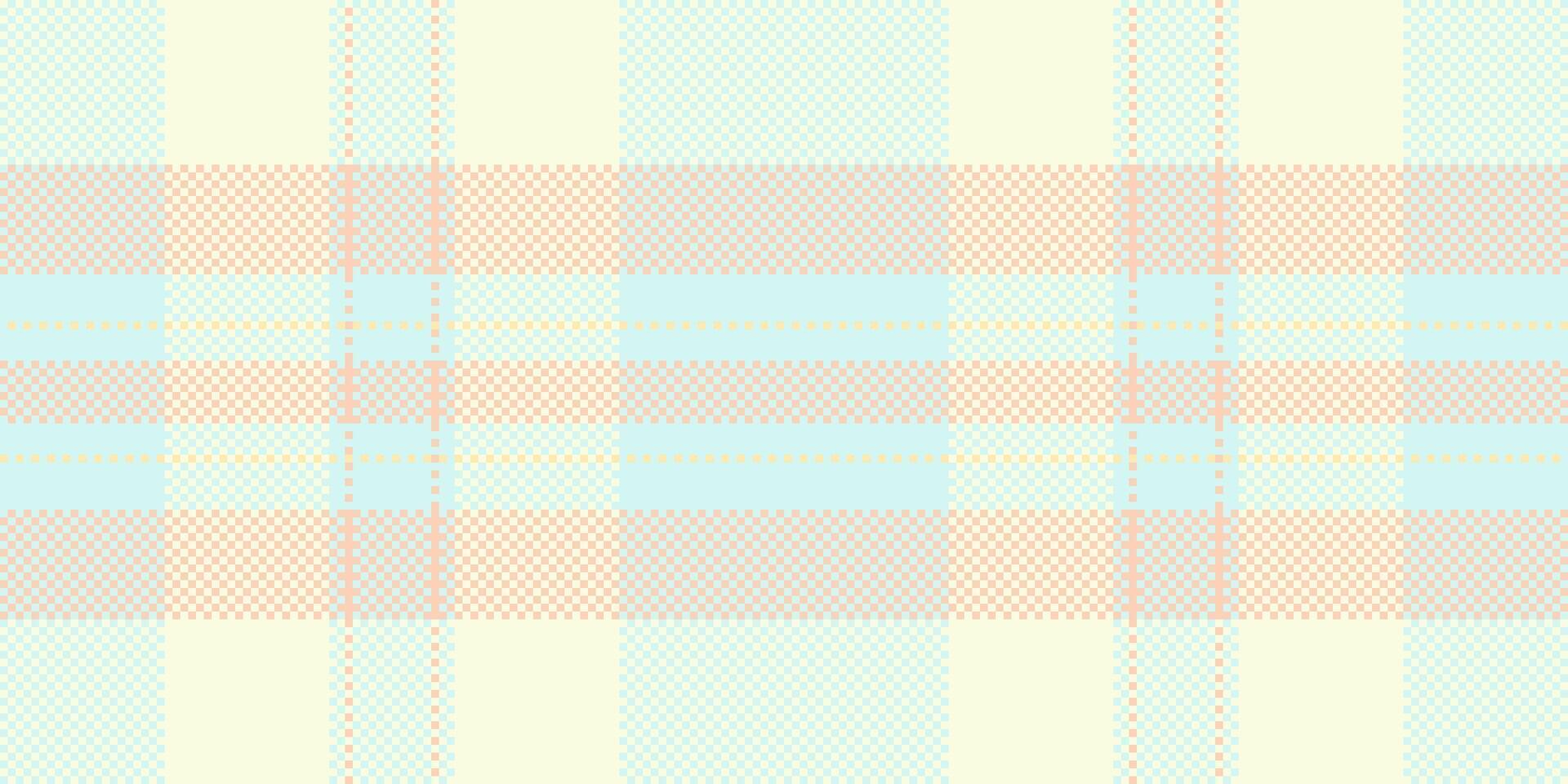 Tradition background fabric seamless, classical texture plaid tartan. Variation check pattern textile in light and moccasin colors. vector