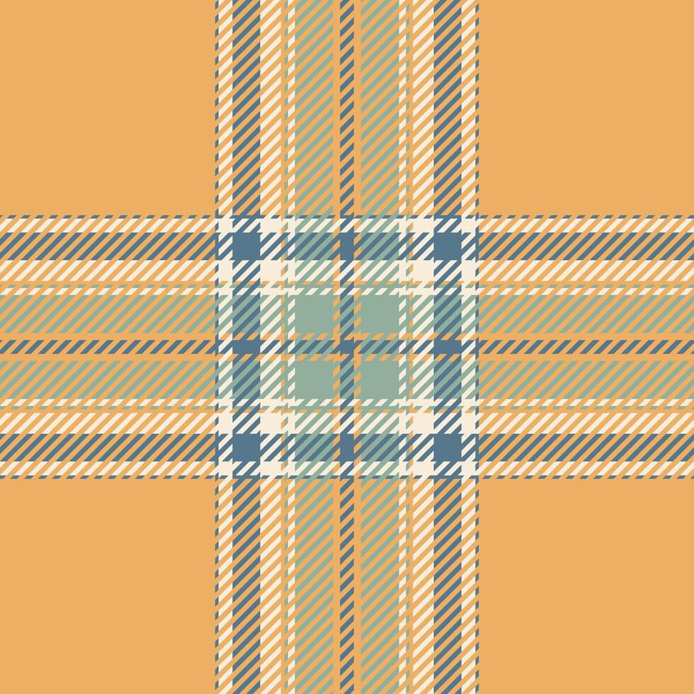 Plaid check pattern. Seamless fabric texture. Tartan textile print. vector