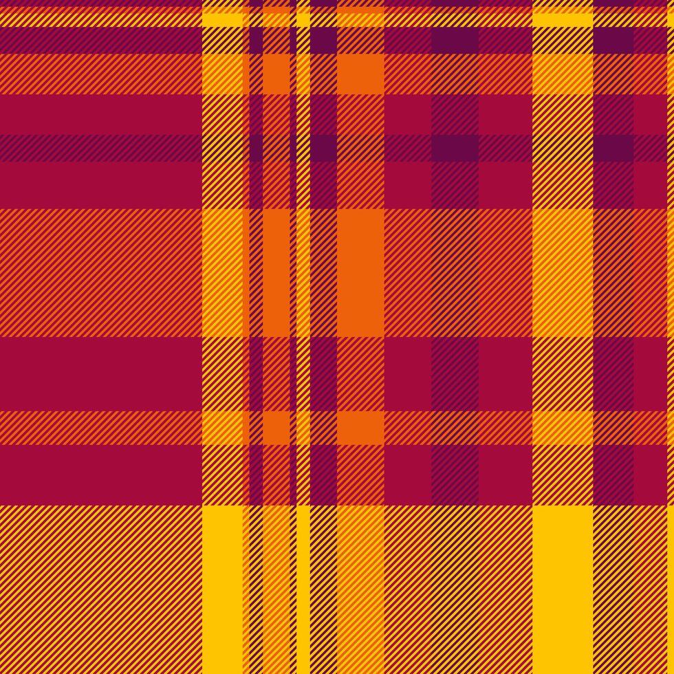 Network background fabric textile, composition seamless tartan plaid. Vibrant check texture pattern in red and bright colors. vector