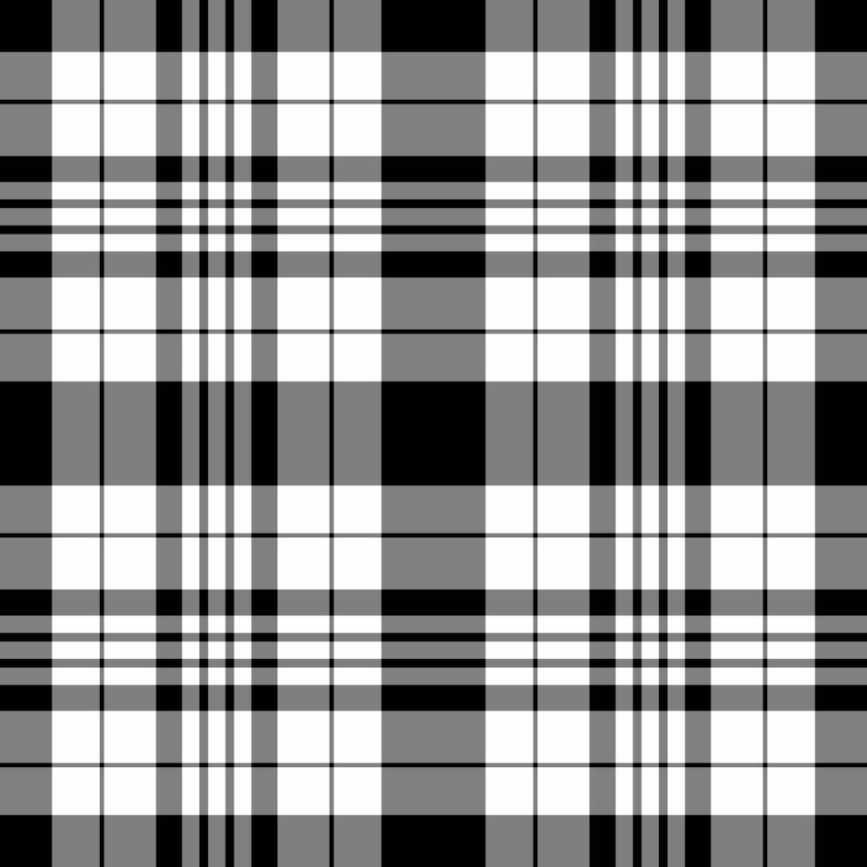 Styling textile plaid , masculine pattern tartan fabric. Empty texture seamless background check in gray and white colors. vector