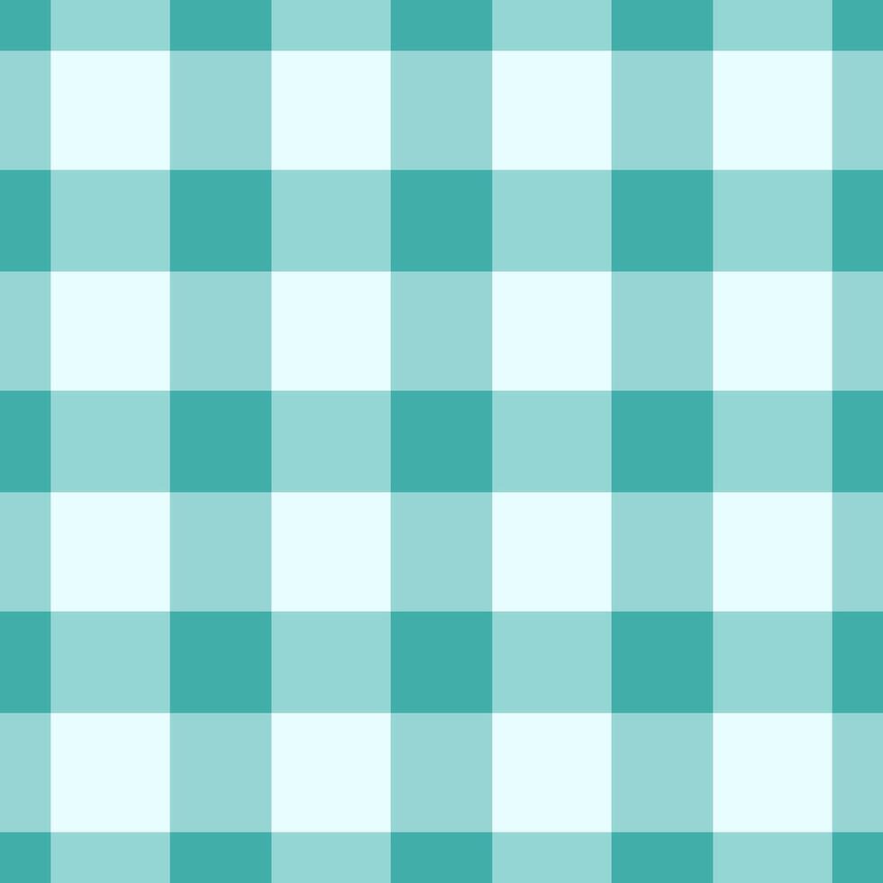 Content seamless textile, picture pattern background check. Cover fabric tartan plaid texture in teal and soft teal colors. vector