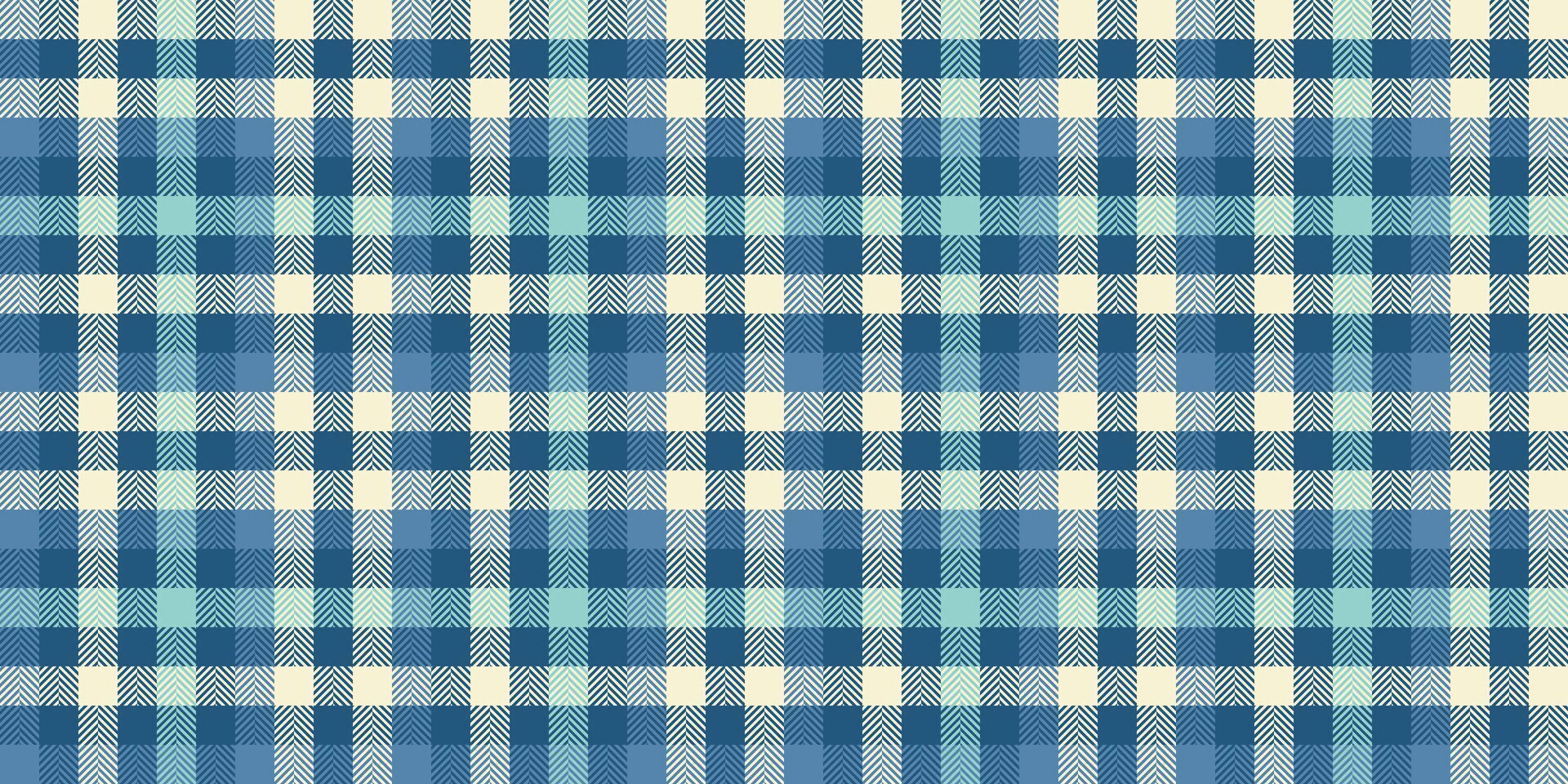 Uk plaid textile, layered check texture background. Tracery fabric tartan pattern seamless in cyan and light colors. vector