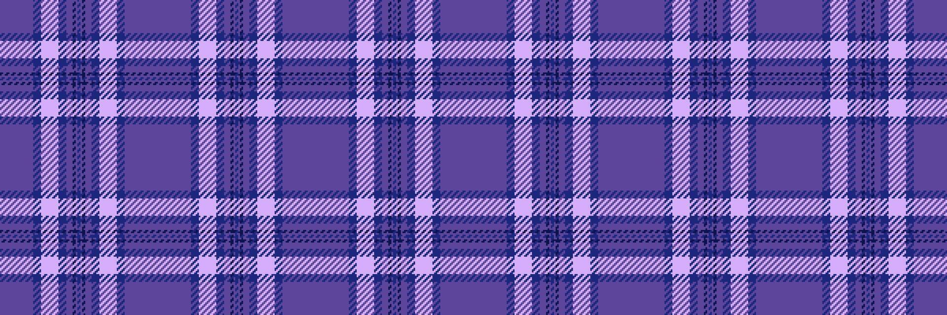 Rug fabric seamless plaid, premium background texture. Picnic pattern tartan check textile in indigo and blue colors. vector