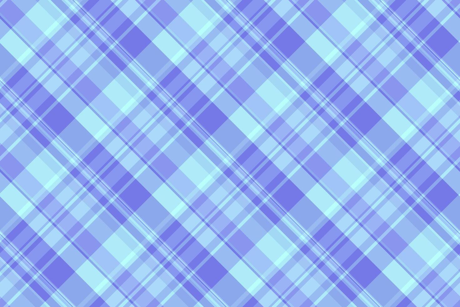 Geometrical texture background pattern, usa plaid fabric tartan. Skill seamless check textile in blue and light colors. vector