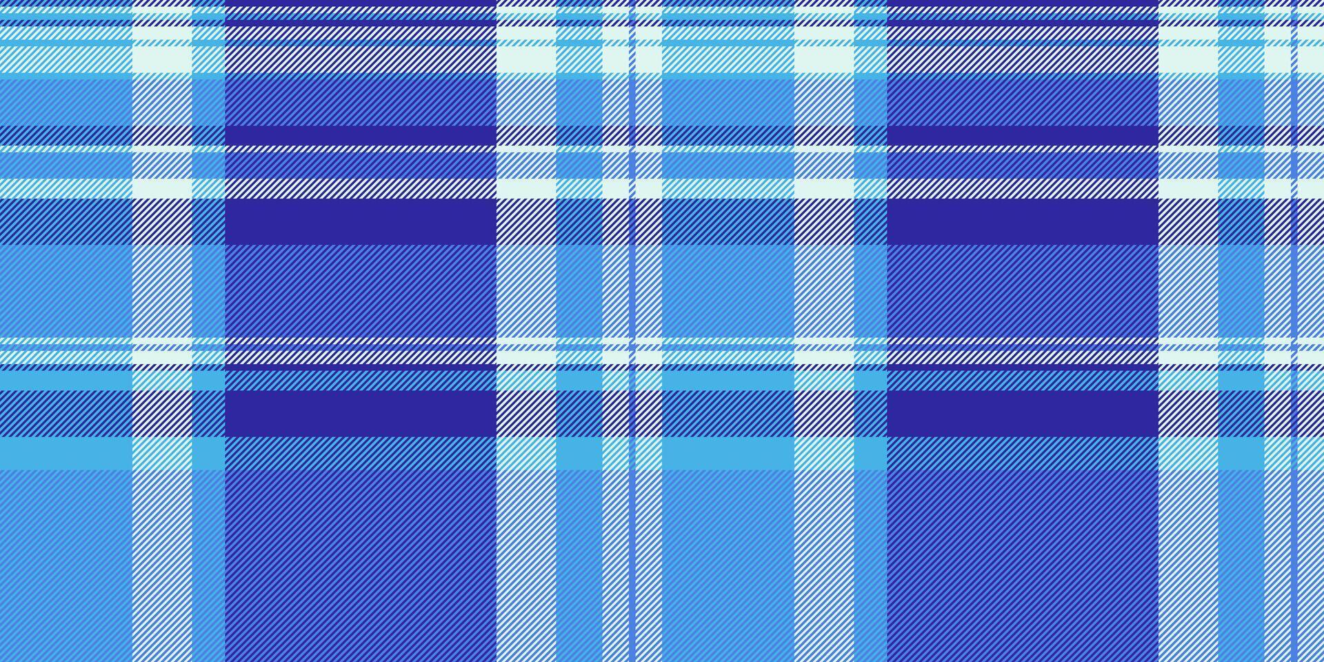 Diagonal tartan background check, indoor pattern plaid seamless. Household textile texture fabric in blue and indigo colors. vector
