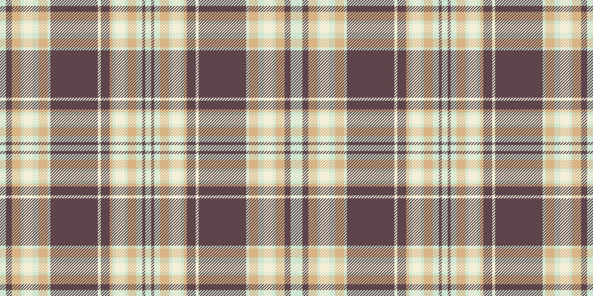 Doodle background plaid, art tartan texture fabric. Random seamless textile pattern check in pastel and light colors. vector