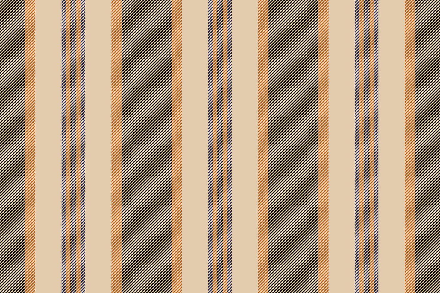 Lough vertical texture, reel lines fabric stripe. Comantic seamless pattern textile background in light and black colors. vector