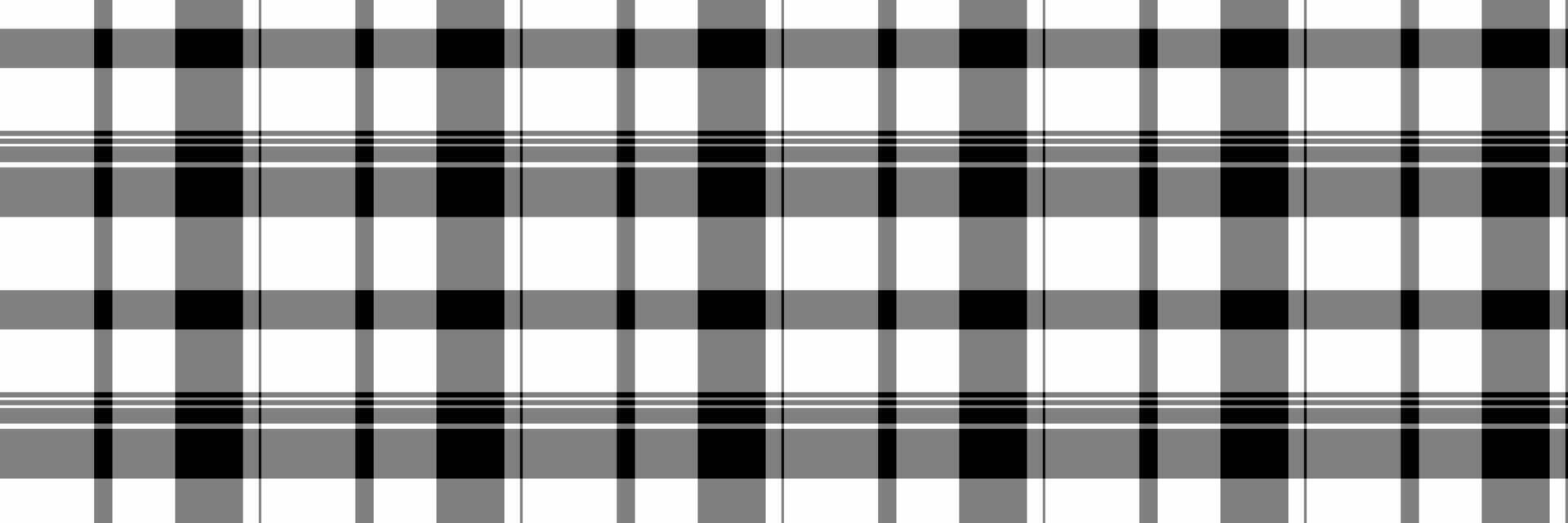 Fall background pattern, isolation fabric texture textile. Halloween tartan plaid check seamless in gray and white colors. vector