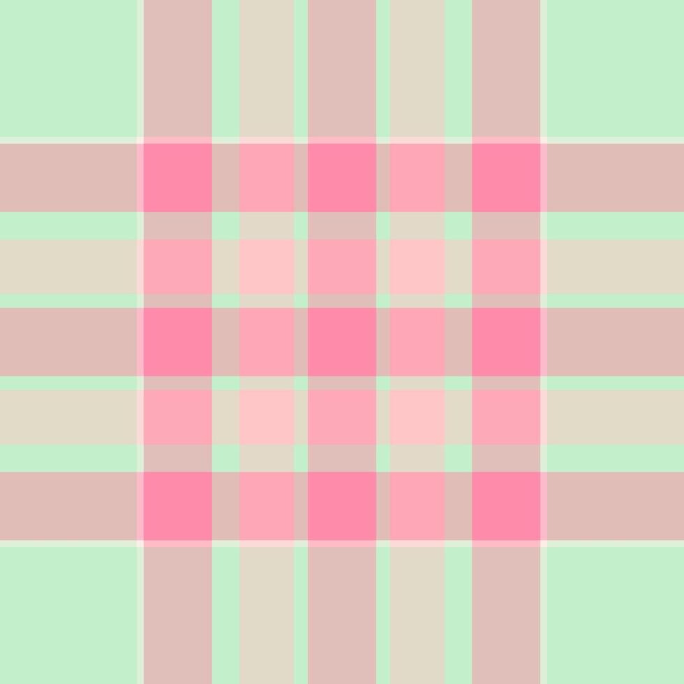 Stroke fabric texture , windowpane pattern seamless background. Adorable textile check plaid tartan in light and red colors. vector