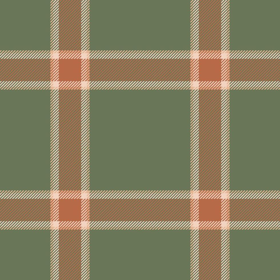 Plaid seamless pattern in green. Check fabric texture. textile print. vector