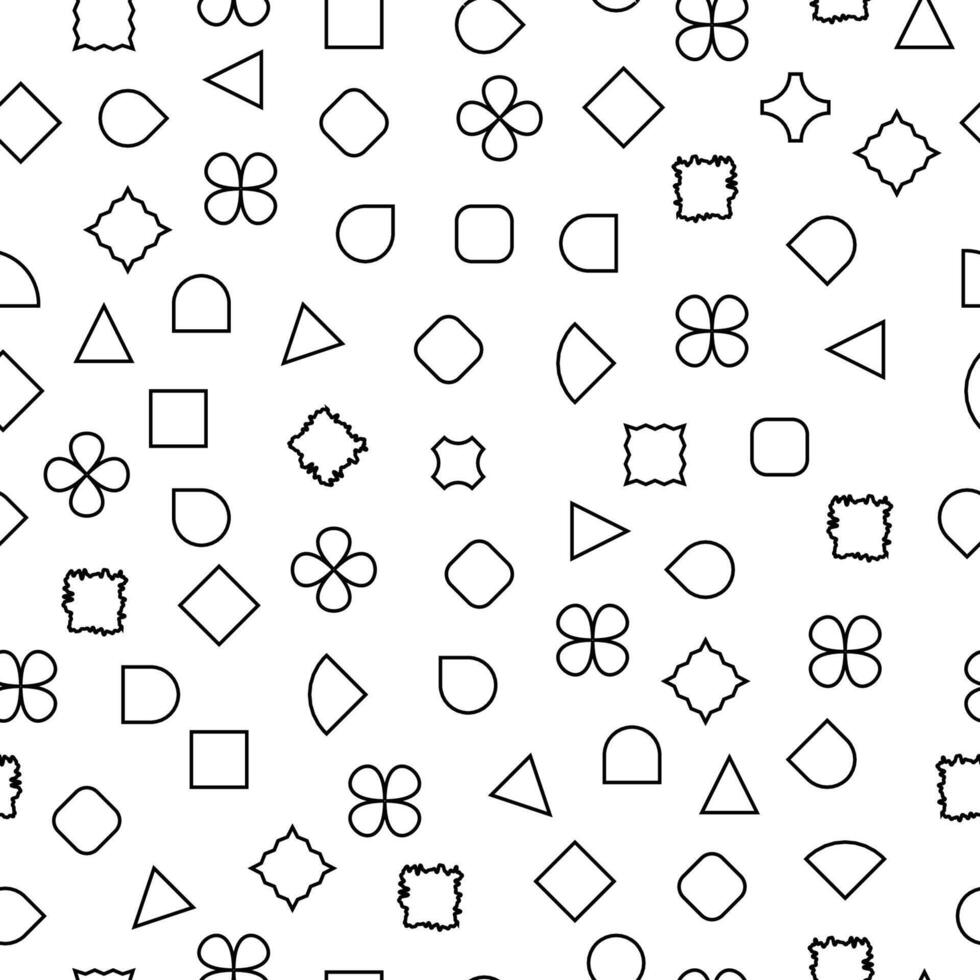 Minimalist Geometric Seamless Pattern Design vector