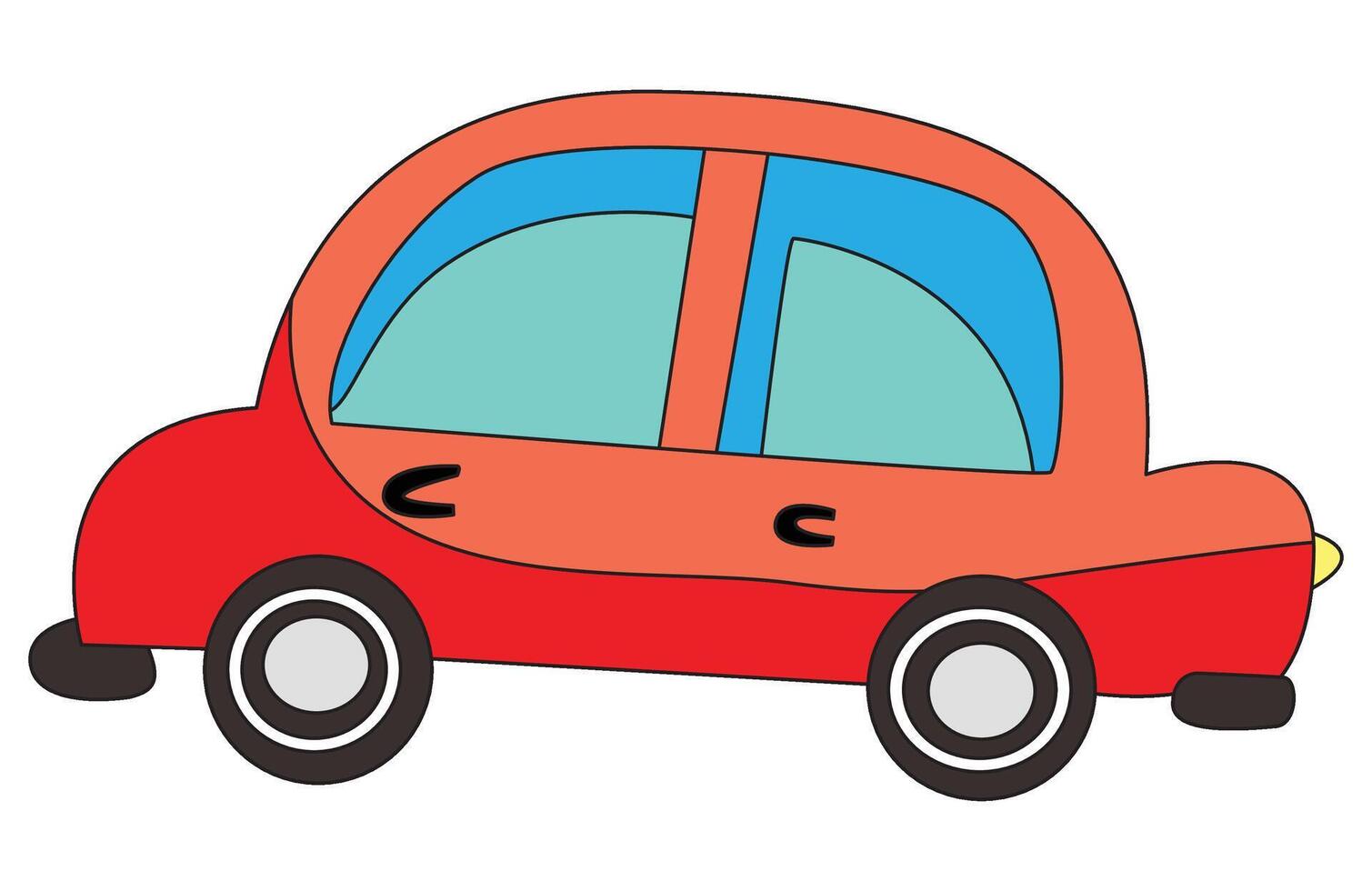 Car isolated on a white background vector