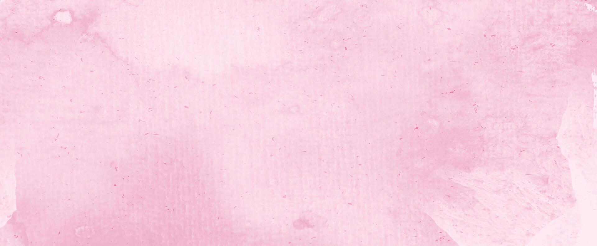 Pastel pink watercolor background abstract grunge texture vector