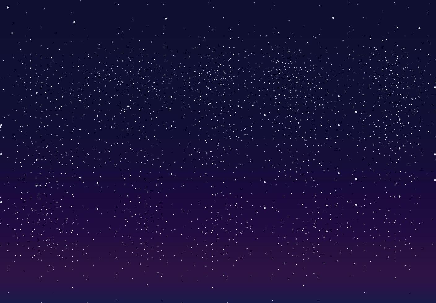 The night sky is charming blue and purple vector