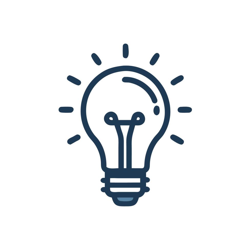 light bulb icon, line design, light bulb concept, light bulb concept, light bulb concept, vector