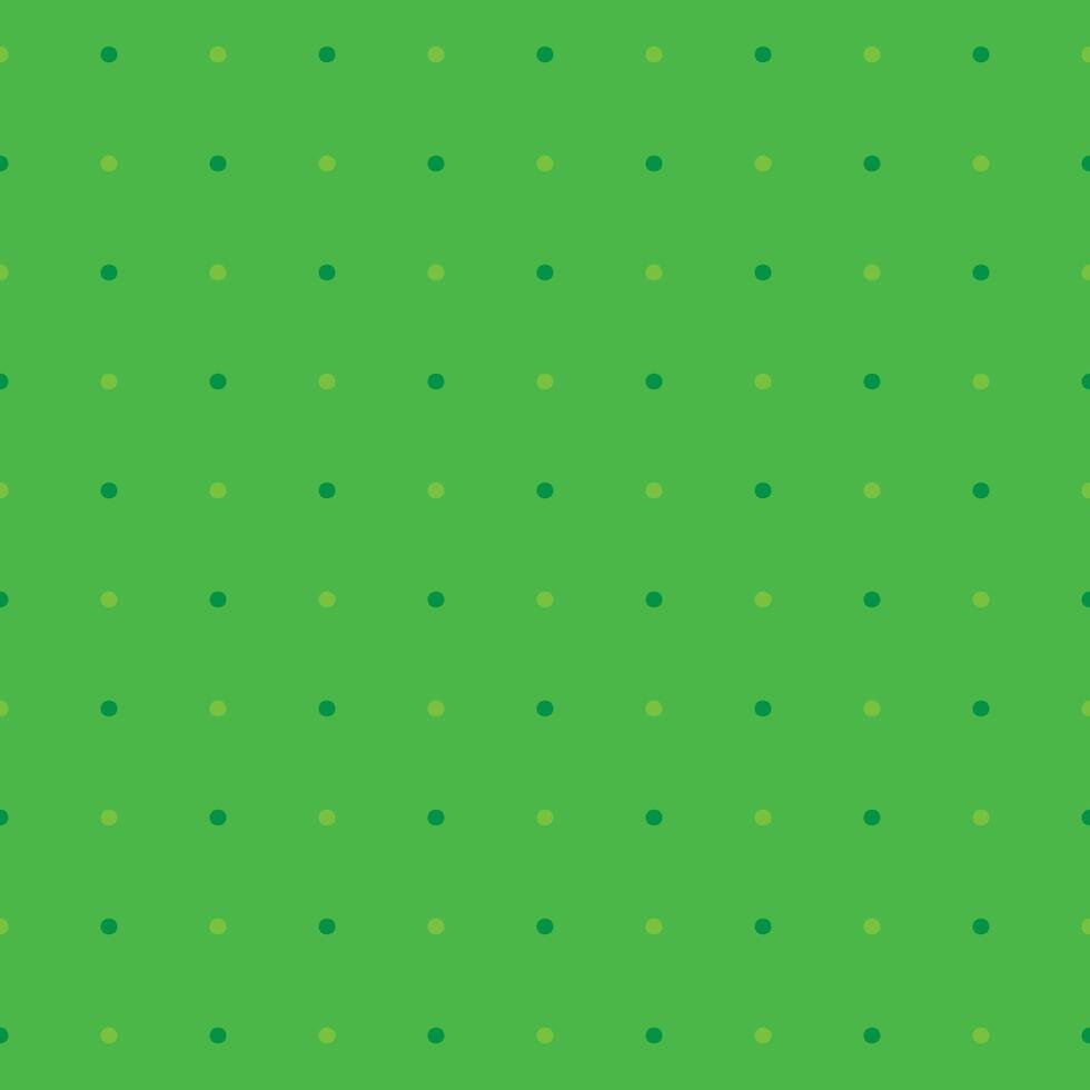 Small green seamless polka dot pattern , Green background. Christmas theme vector