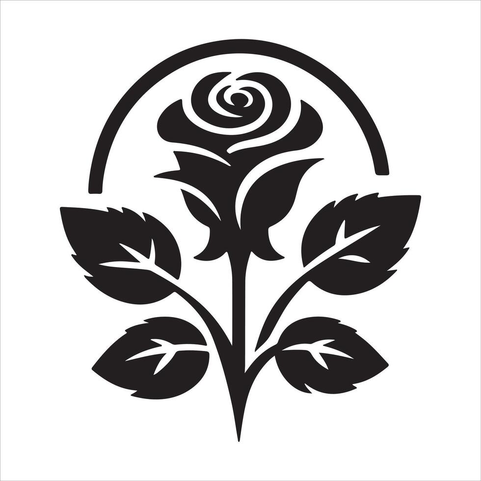 Design eps file for the Rose logo vector