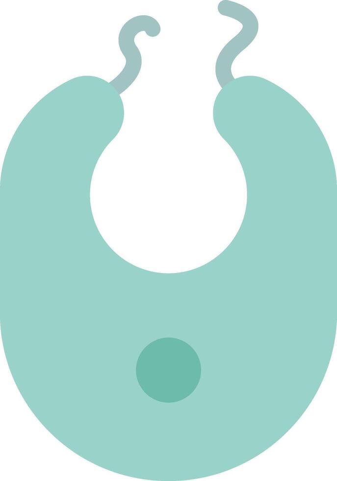 Baby Bib icon image. Suitable for mobile apps, web apps and print media. vector