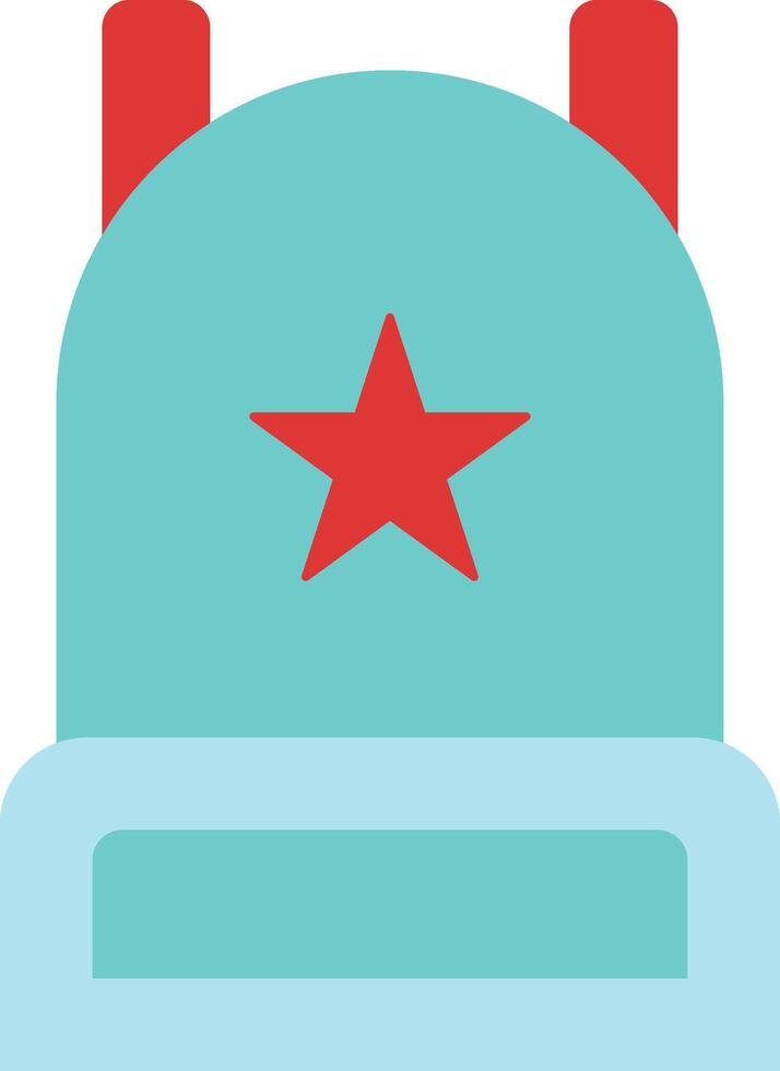 Backpack icon image. Suitable for mobile apps, web apps and print media. vector