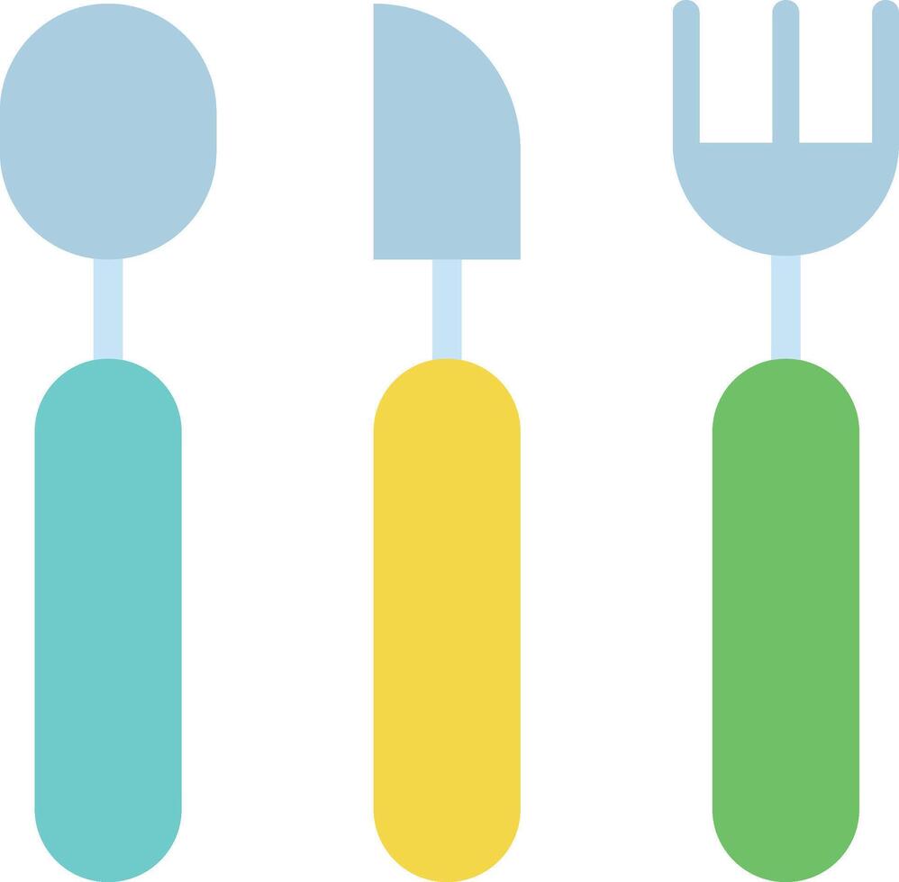 Baby Cutlery icon image. Suitable for mobile apps, web apps and print media. vector