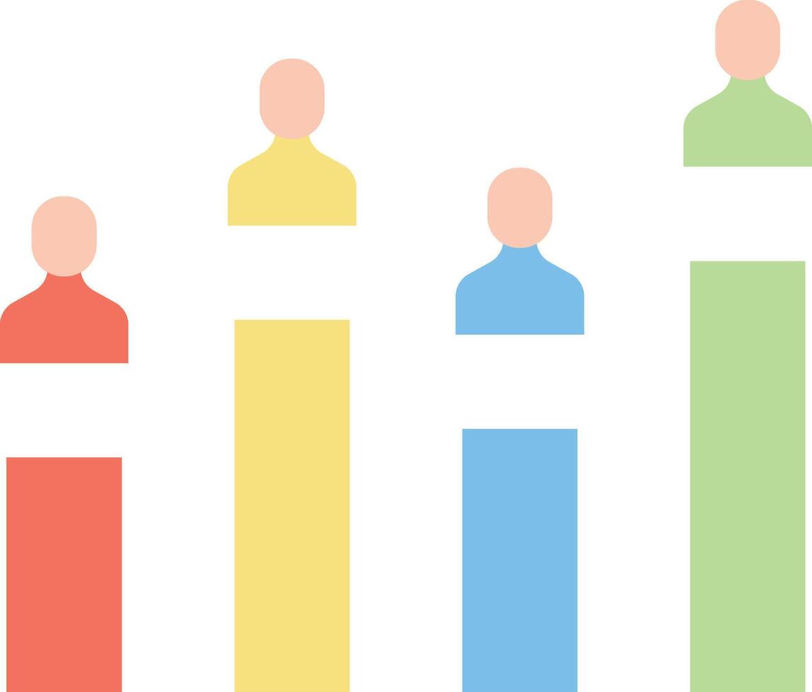 Bar Chart icon image. Suitable for mobile apps, web apps and print media. vector