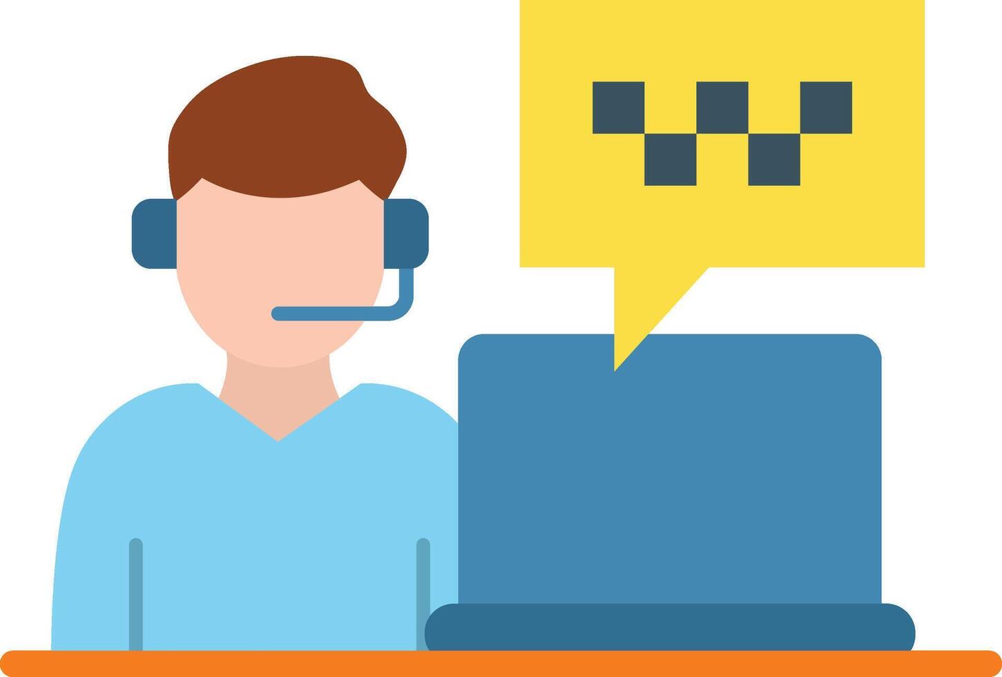 Call Center icon image. Suitable for mobile apps, web apps and print media. vector
