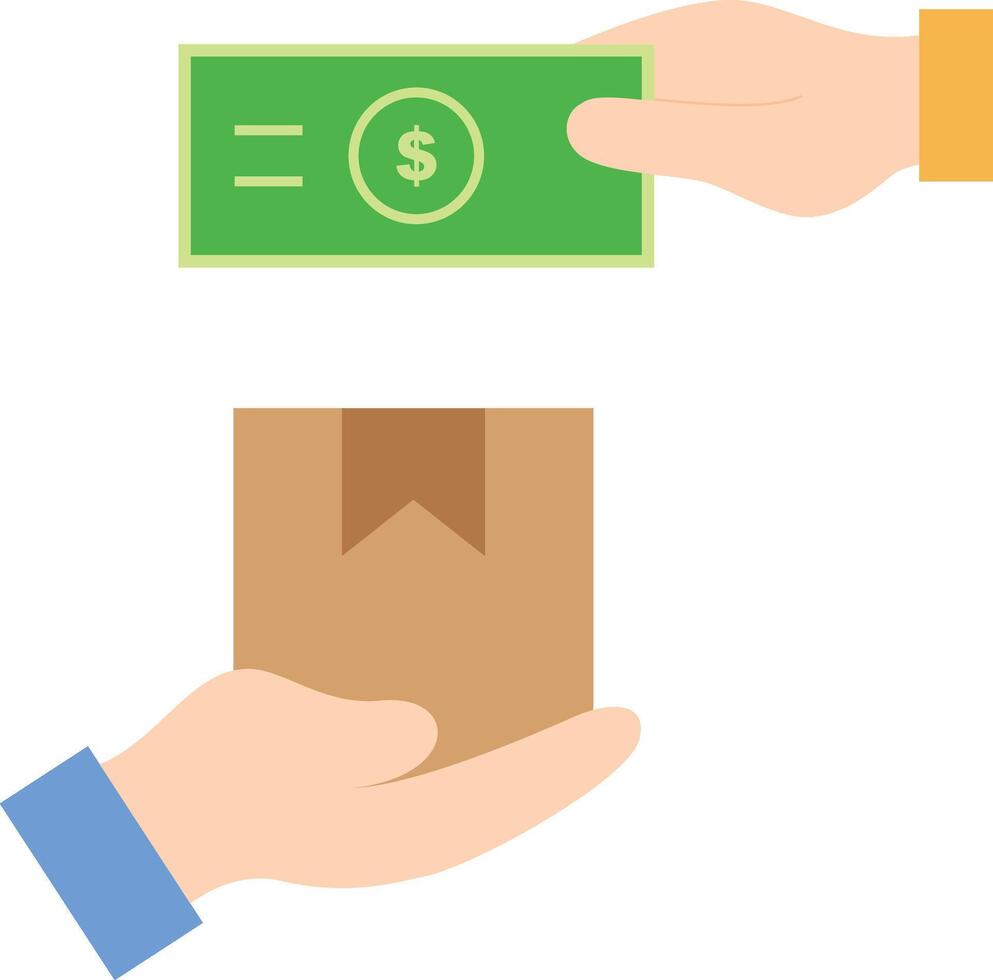 Cash On Delivery icon image. Suitable for mobile apps, web apps and print media. vector