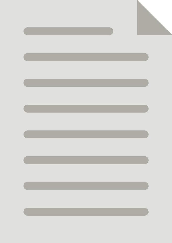 Document icon image. Suitable for mobile apps, web apps and print media. vector