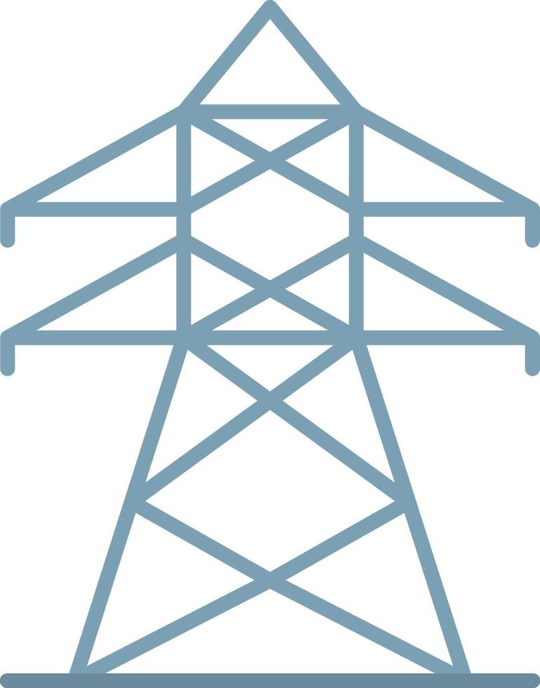 Electric Tower icon image. Suitable for mobile apps, web apps and print media. vector
