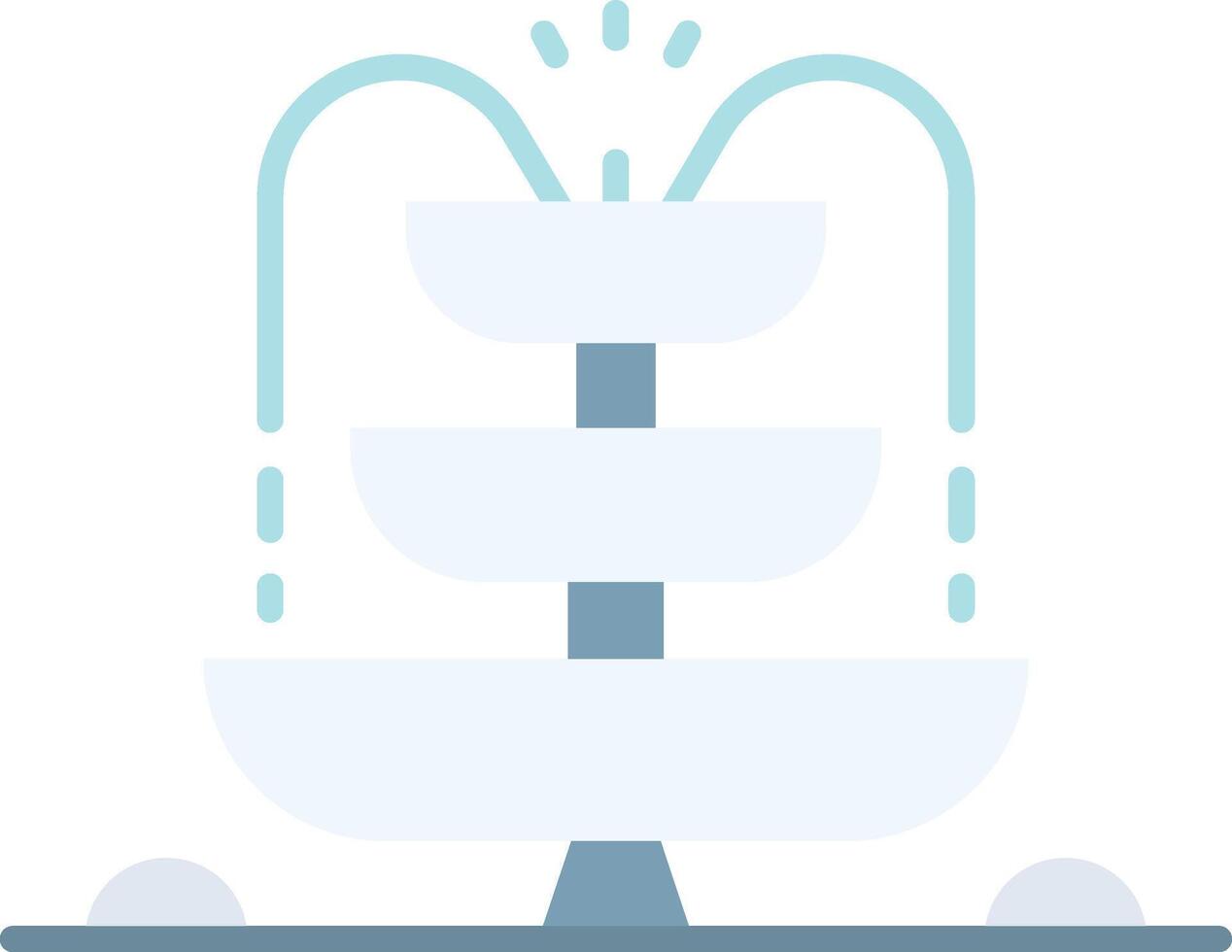 Fountain icon image. Suitable for mobile apps, web apps and print media. vector