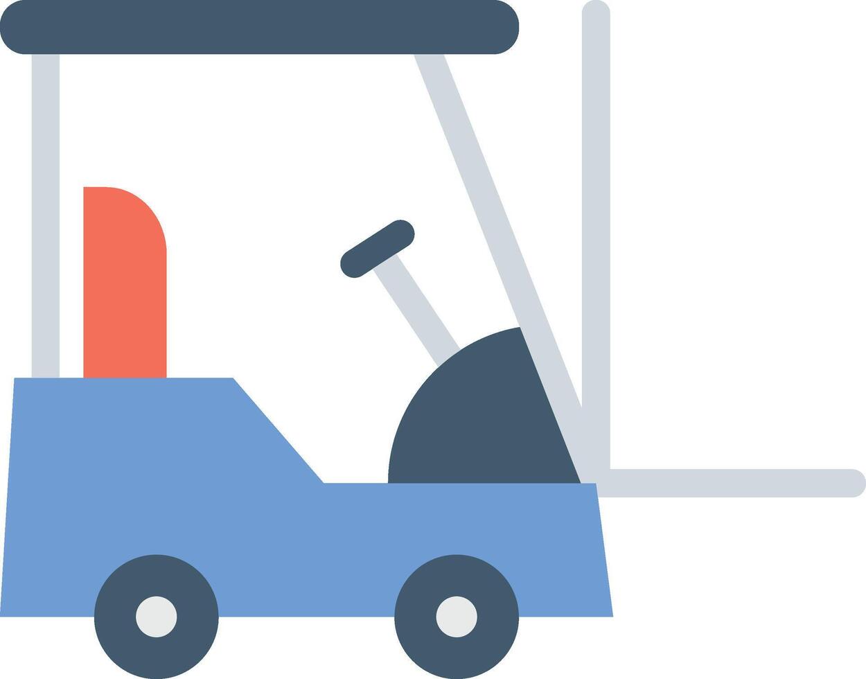 Forklift icon image. Suitable for mobile apps, web apps and print media. vector