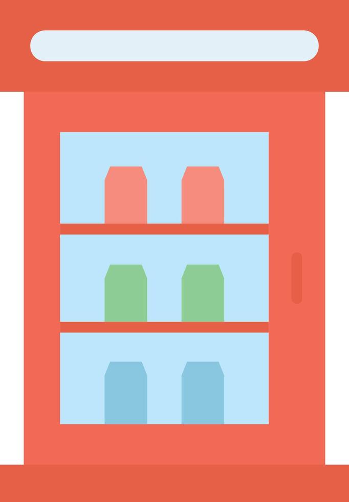 Fridge icon image. Suitable for mobile apps, web apps and print media. vector