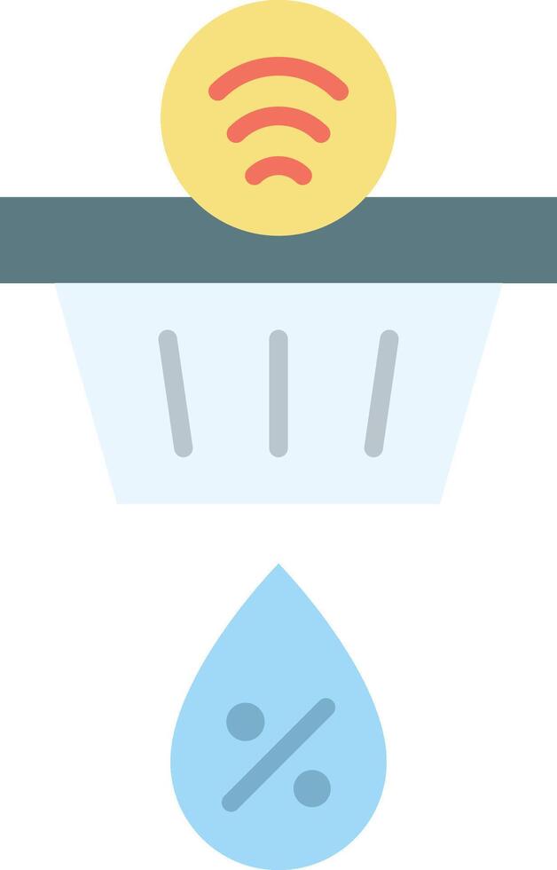 Humidity Sensor icon image. Suitable for mobile apps, web apps and print media. vector