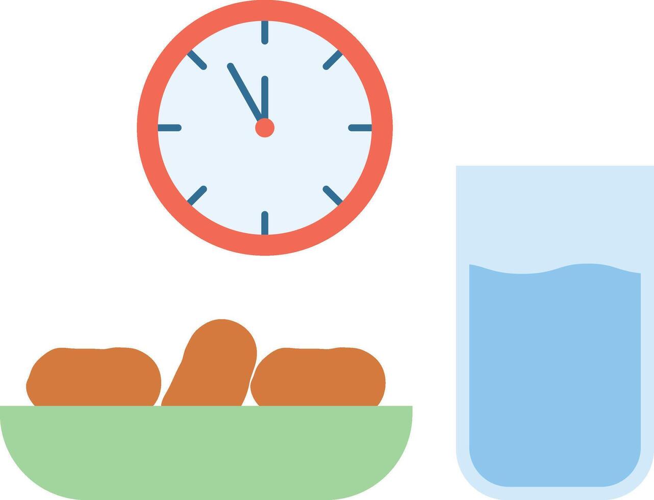 Iftar icon image. Suitable for mobile apps, web apps and print media. vector