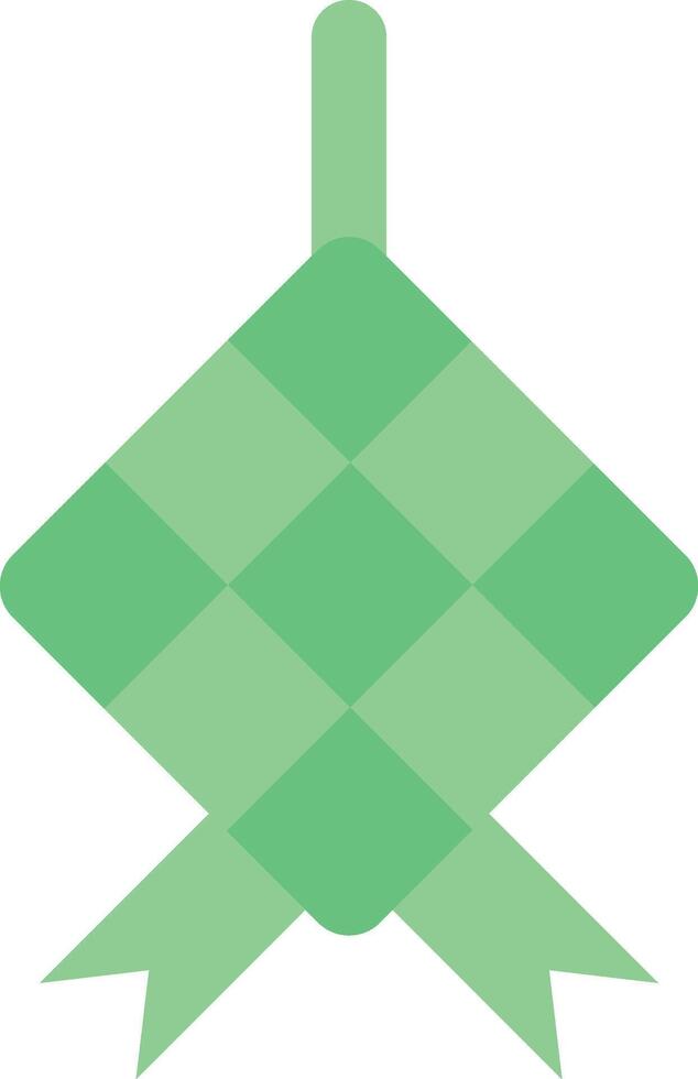 Ketupat icon image. Suitable for mobile apps, web apps and print media. vector