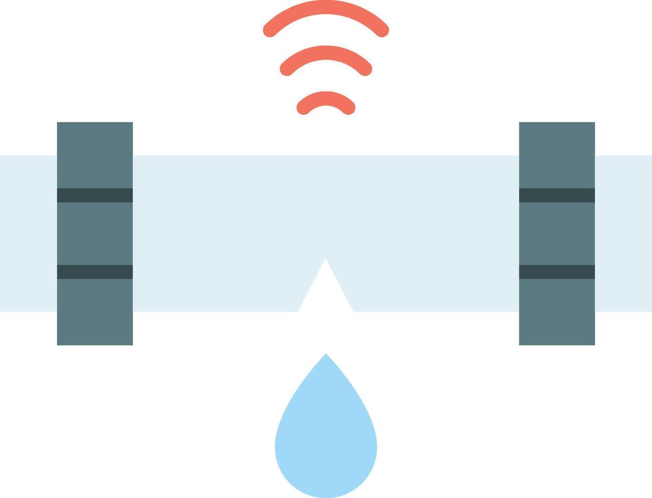 Leak Detector icon image. Suitable for mobile apps, web apps and print media. vector