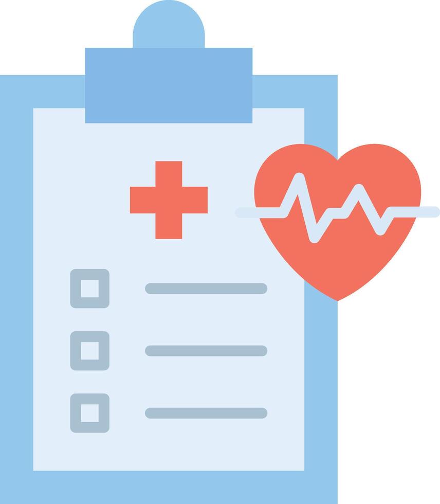 Medical Report icon image. Suitable for mobile apps, web apps and print media. vector
