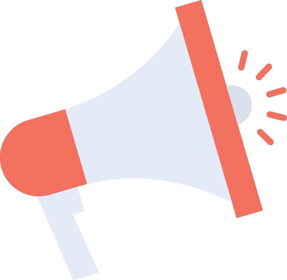 Megaphone icon image. Suitable for mobile apps, web apps and print media. vector