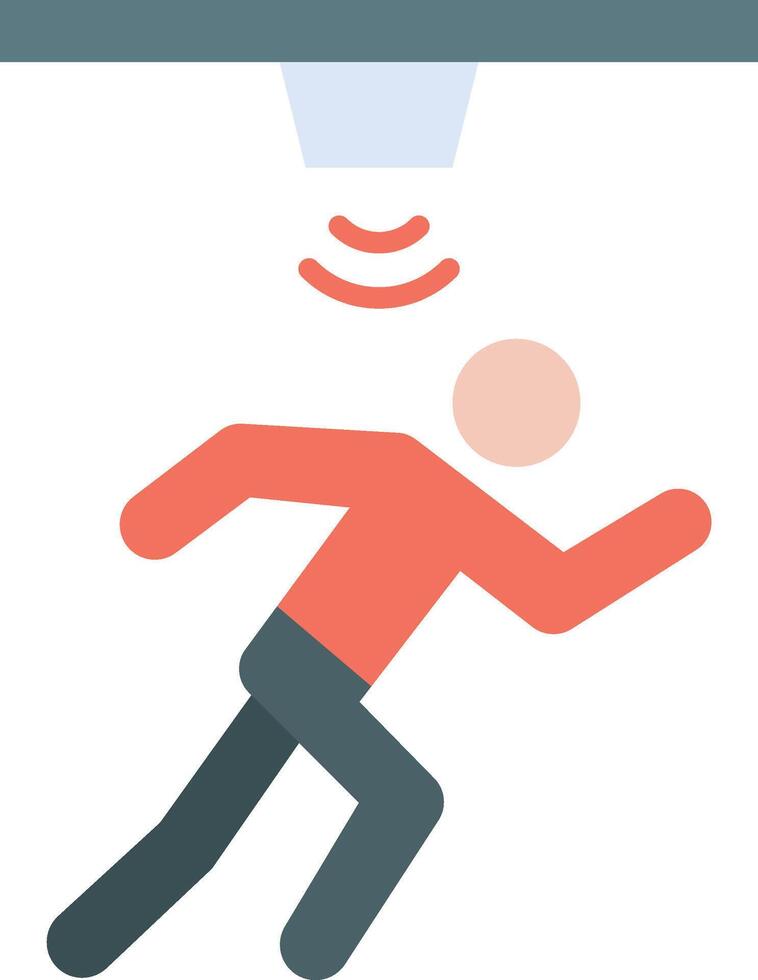 Motion Sensor icon image. Suitable for mobile apps, web apps and print media. vector