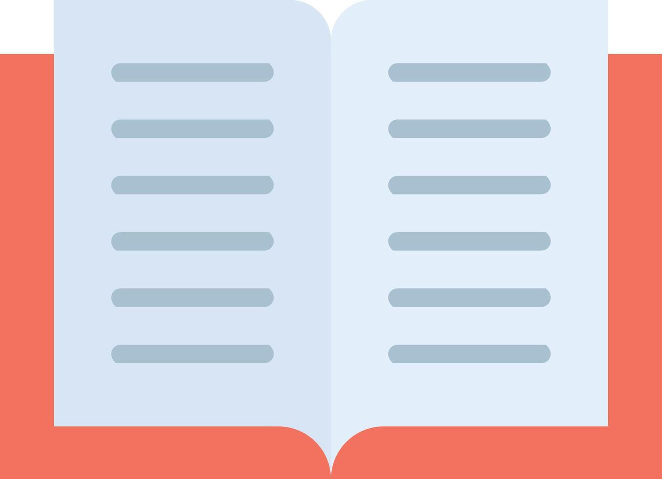 Open Book icon image. Suitable for mobile apps, web apps and print media. vector